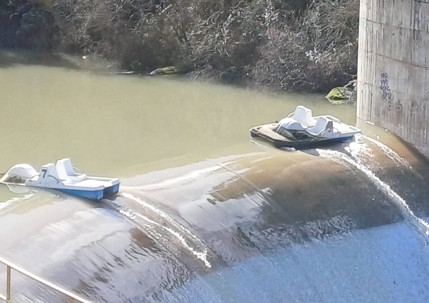 La presilla de Fuentidueña, hace unas horas