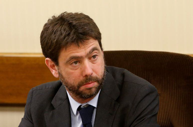 Agnelli en un acto oficial