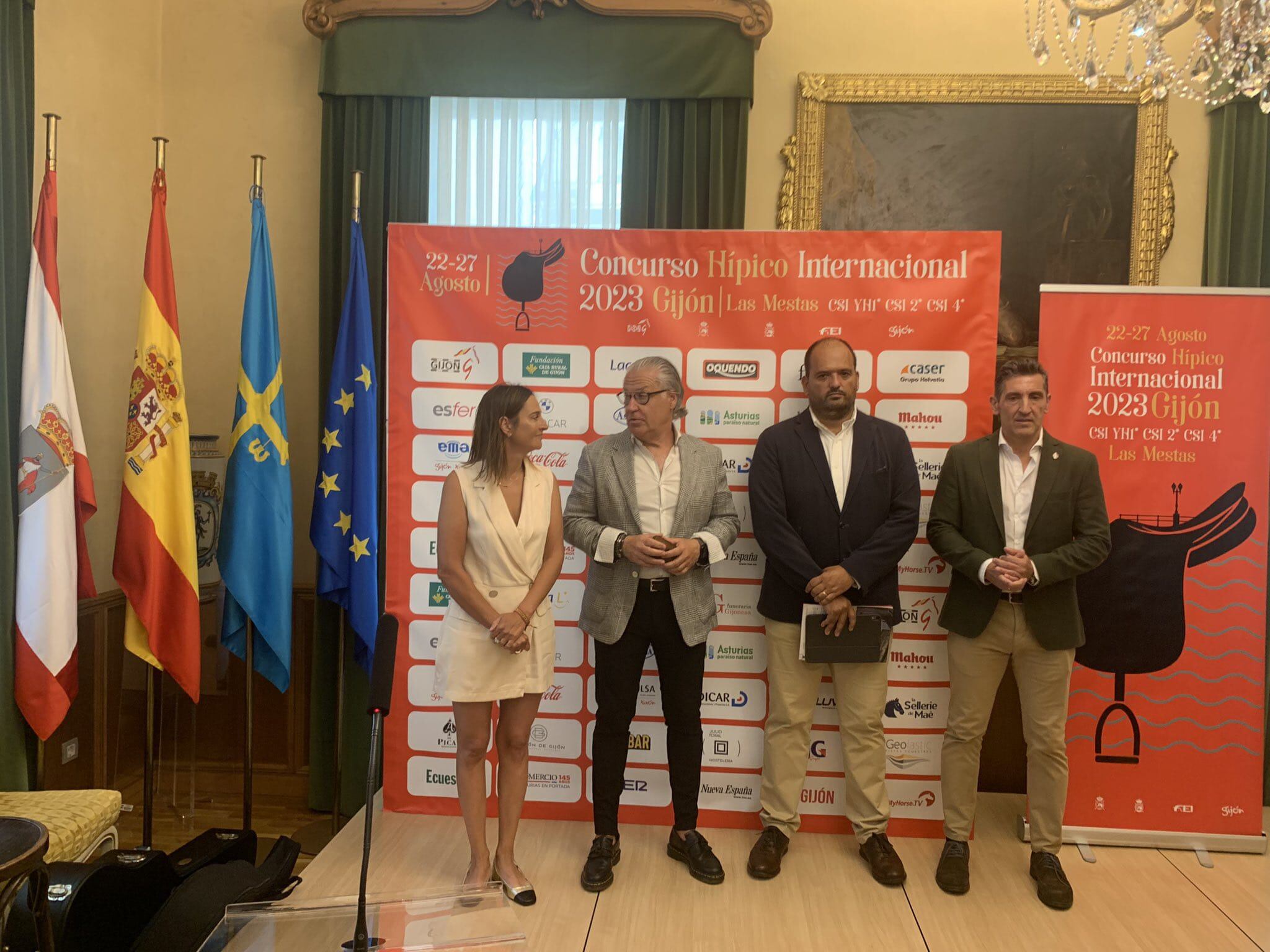 Presentación de la 79 edición del Concurso Hípico de Gijón.