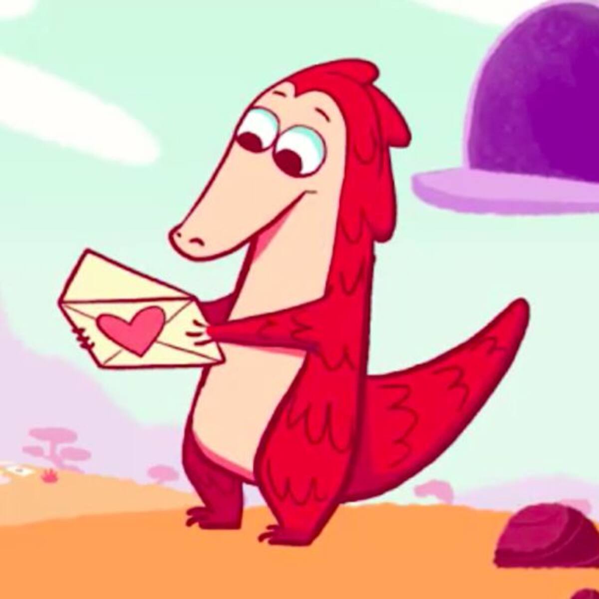 Un pangolín, protagonista del Doodle en San Valentín