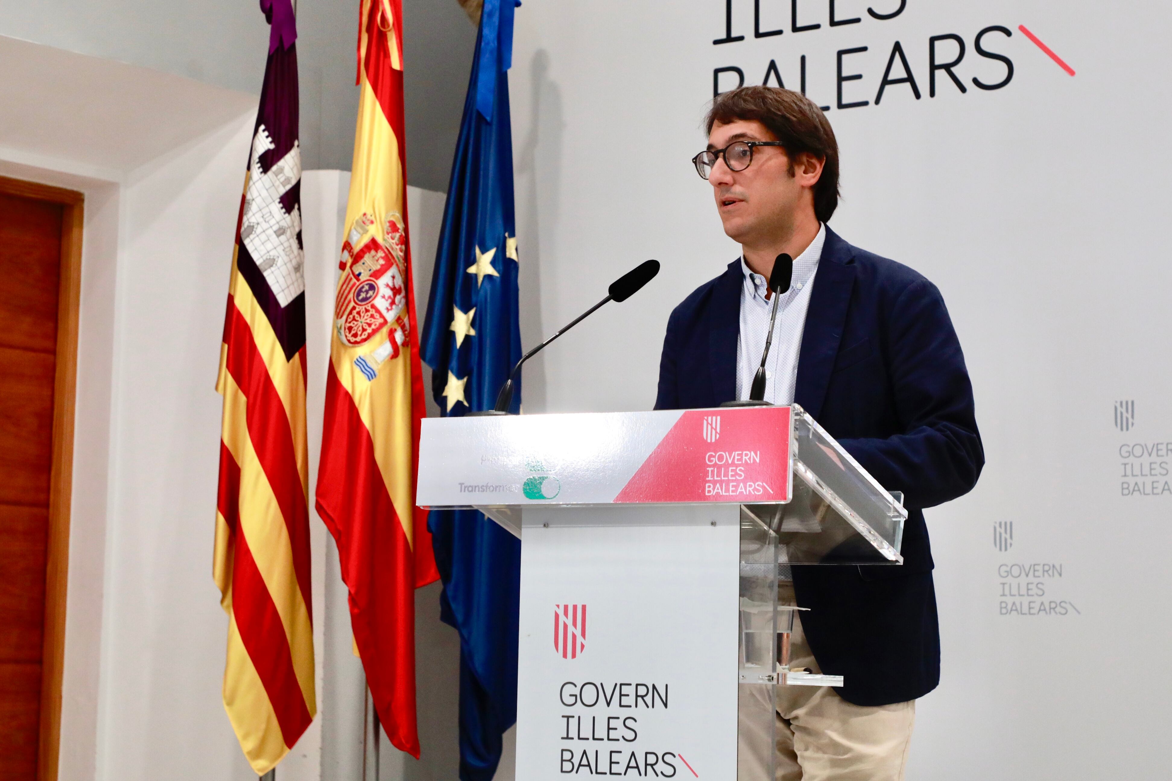 Iago Negueruela, tras la reunión del Consell de Govern