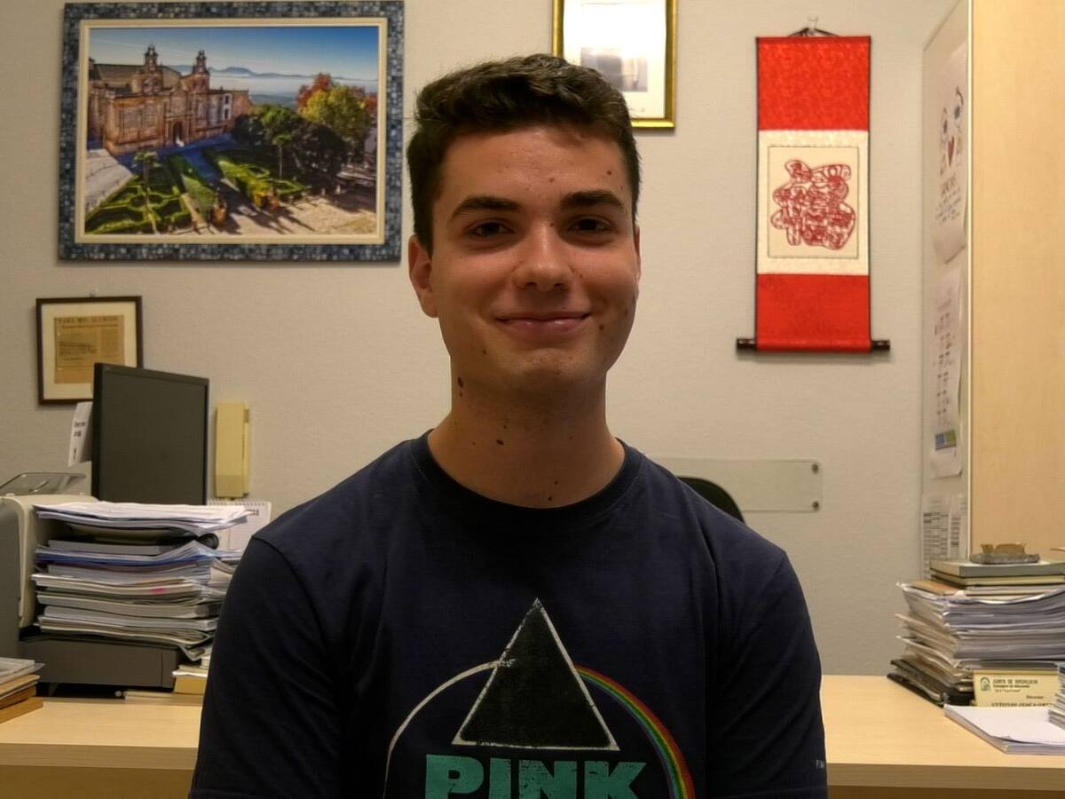 Álvaro López, alumno del IES Los Cerros, tercera mejor nota de la provincia de Jaén