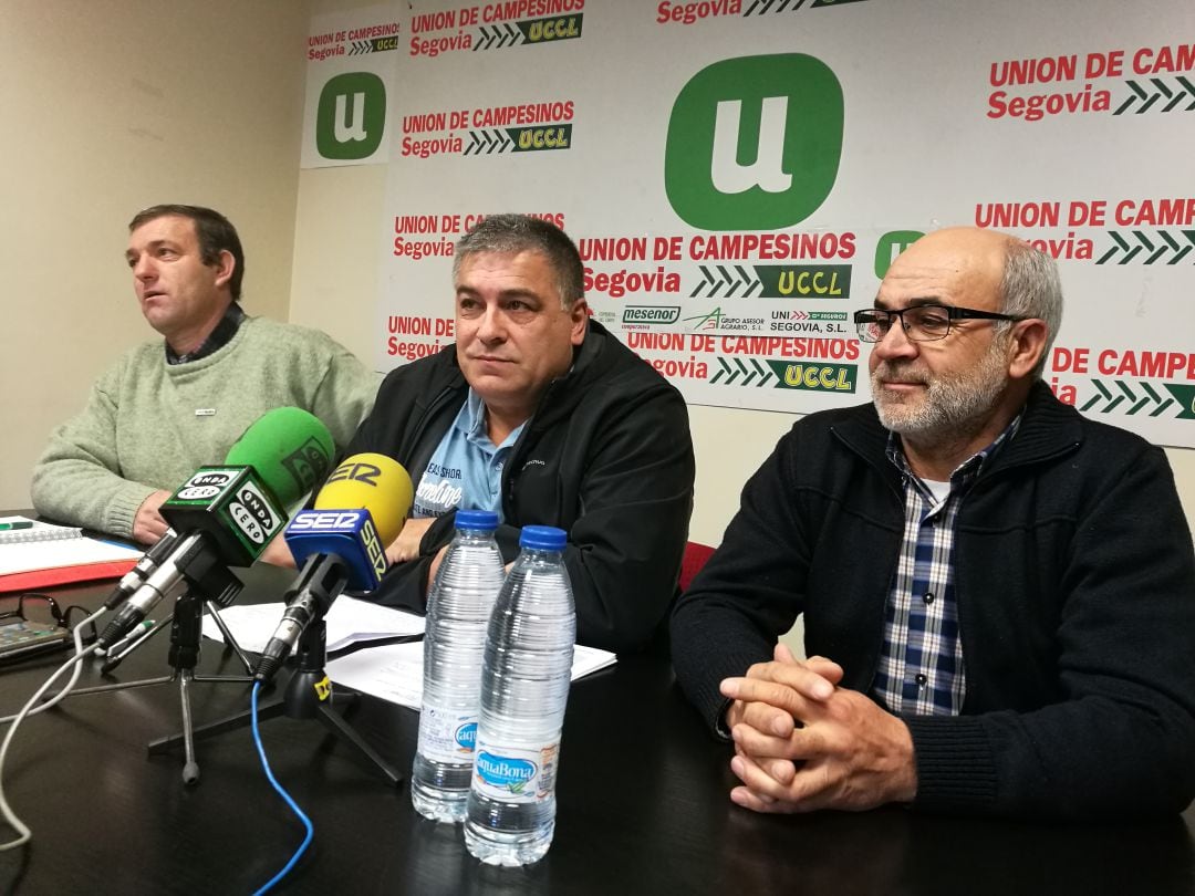 El presidente de Unión de Campesinos de Segovia - UCCL Juan Manuel Palomares, en una imagen de archivo