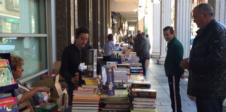 Feria del Libro en la Calle Mayor de Palencia