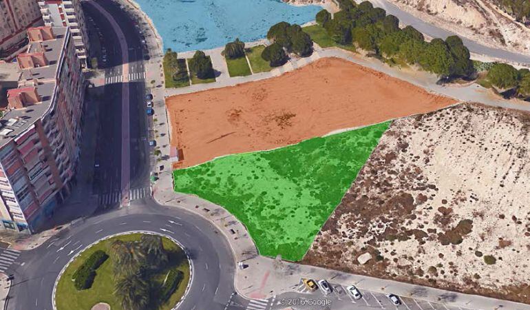 Solar donde los vecinos quieren que se instale el Centro de Salud