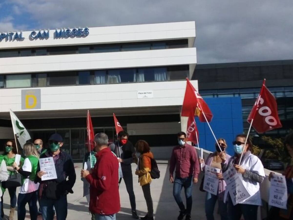 Personal sanitario de Ibiza protesta contra la congelación salarial