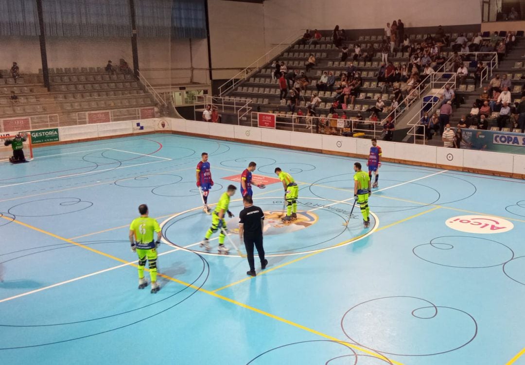 Instantes del partido entre el Alcodiam y el Vilafranca, semifinales de la Copa Princesa