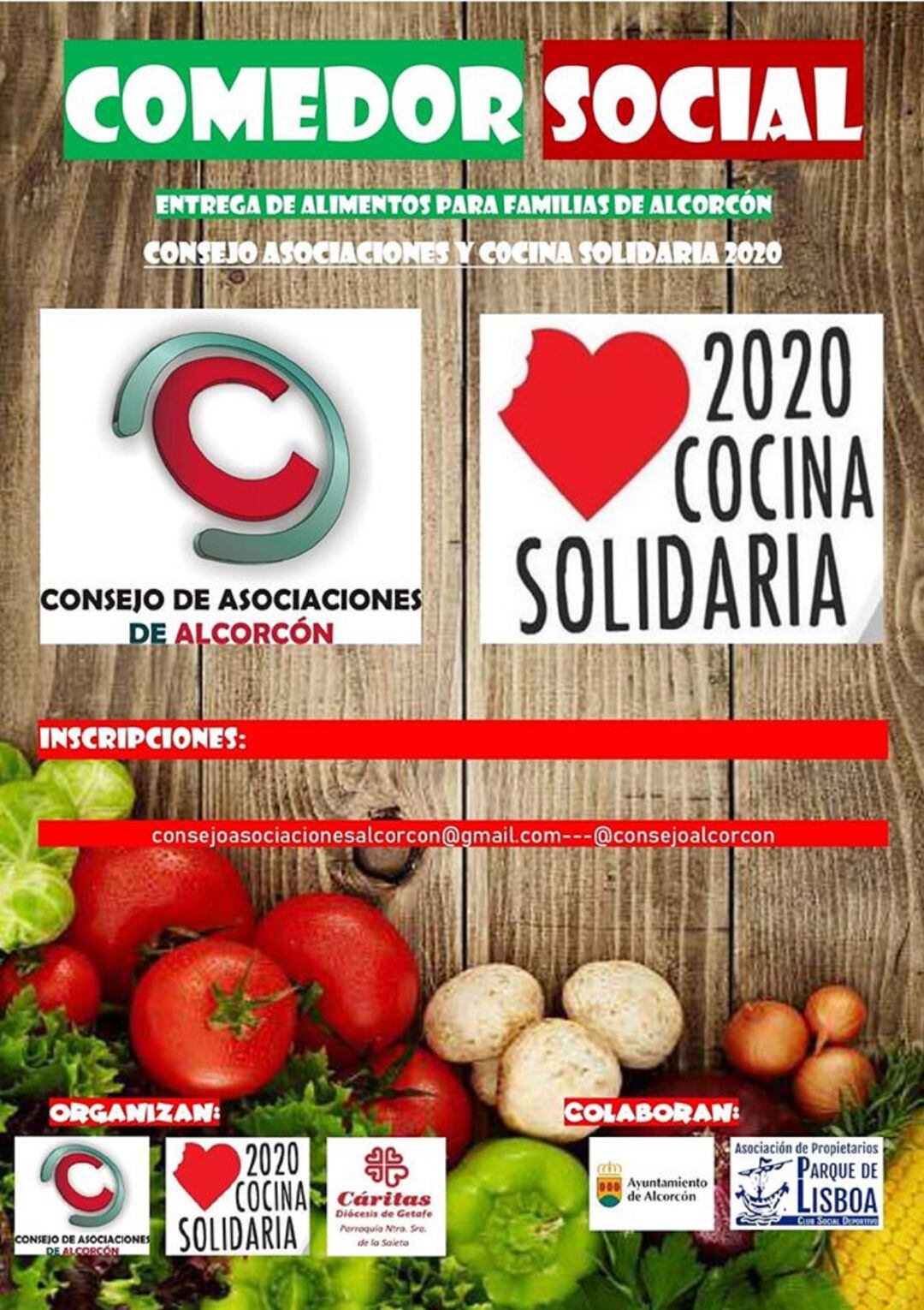 Están repartiendo cerca de comidas diarias para aquellos que están teniendo dificultades económicas