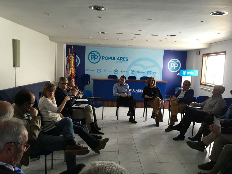 Reunión de los presidentes comarcales del PP de Palencia