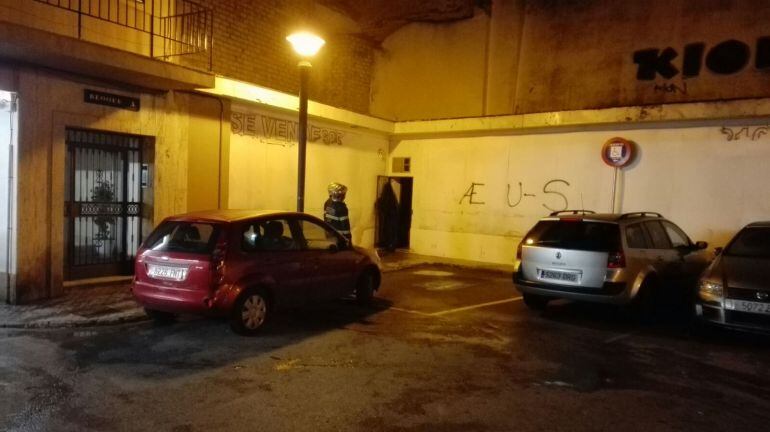 Residencial San Ignacio afectado por el incendio