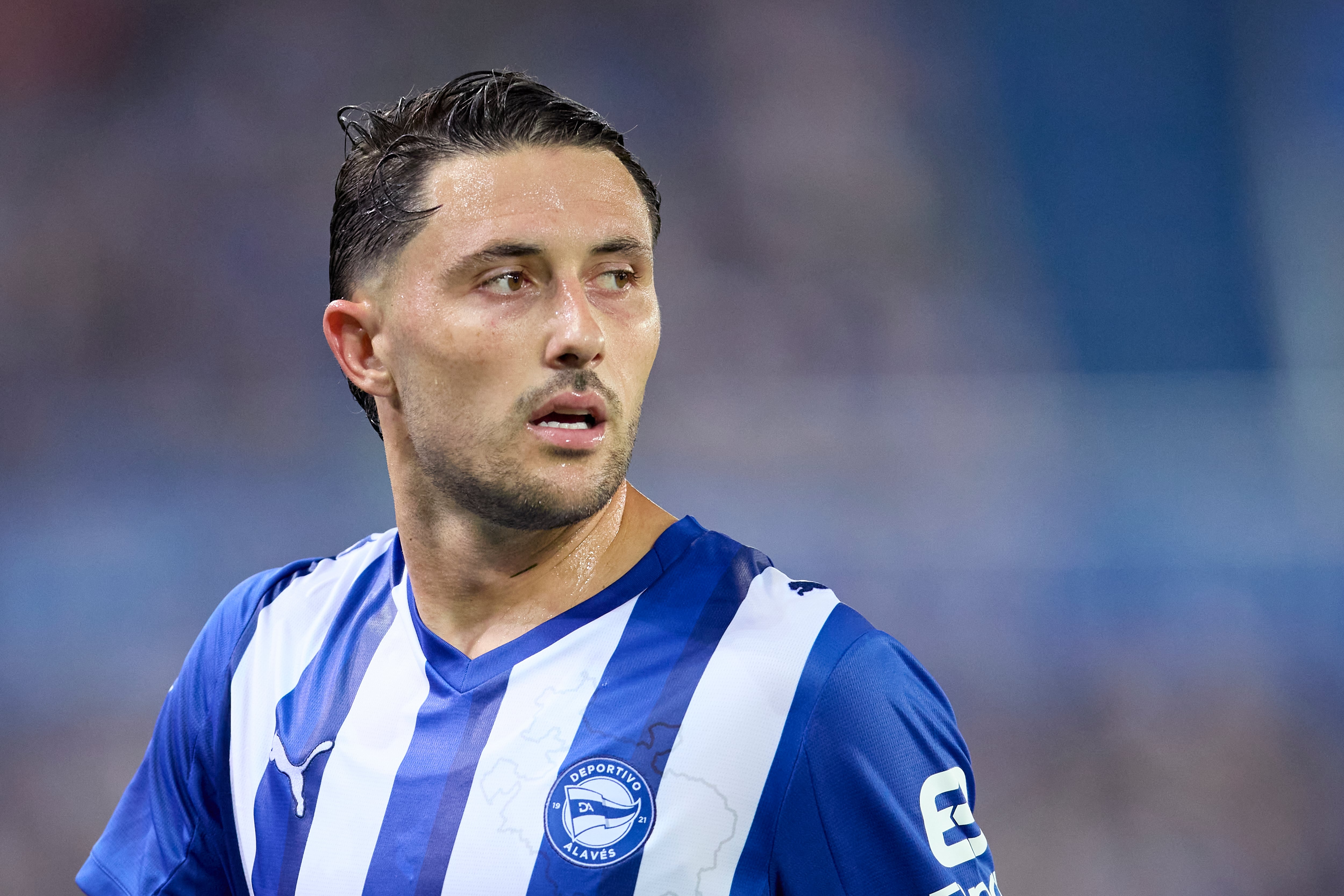 Facundo Garcés, jugador del Deportivo Alavés suspendido por la FIFA.