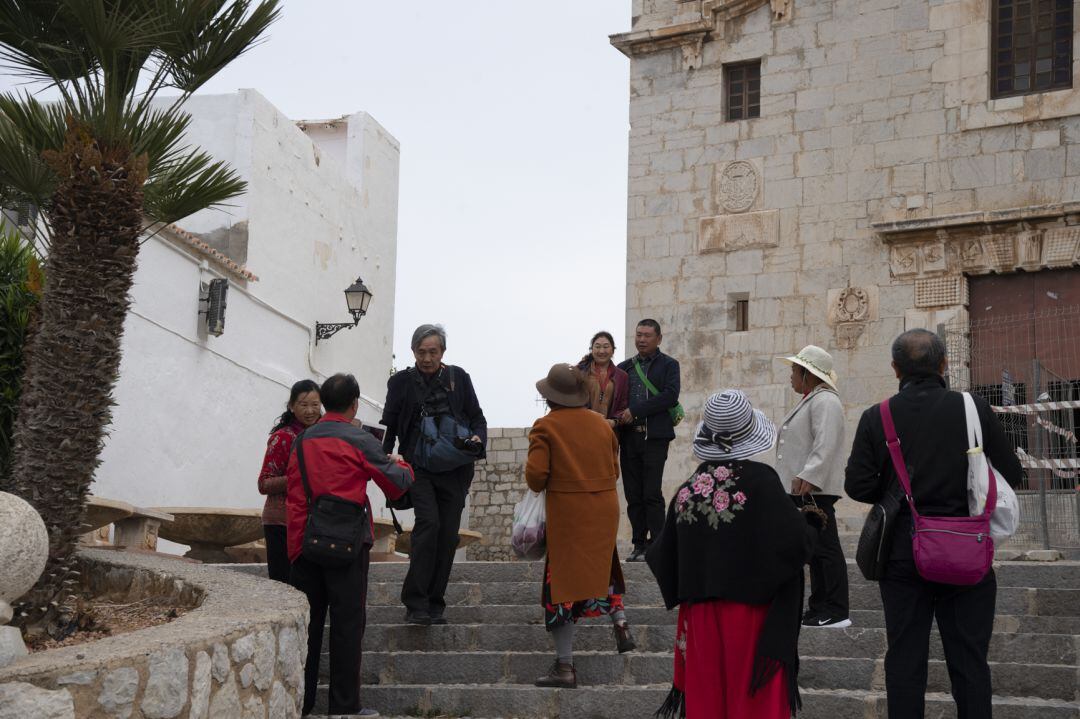 Calles del casco antiguo de Peñíscola