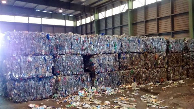 Imagen de la planta de reciclaje y compostaje de Las Calandrias