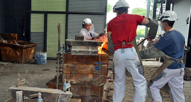 A la Foneria Barberí es va fer la campana de la Llibertat.