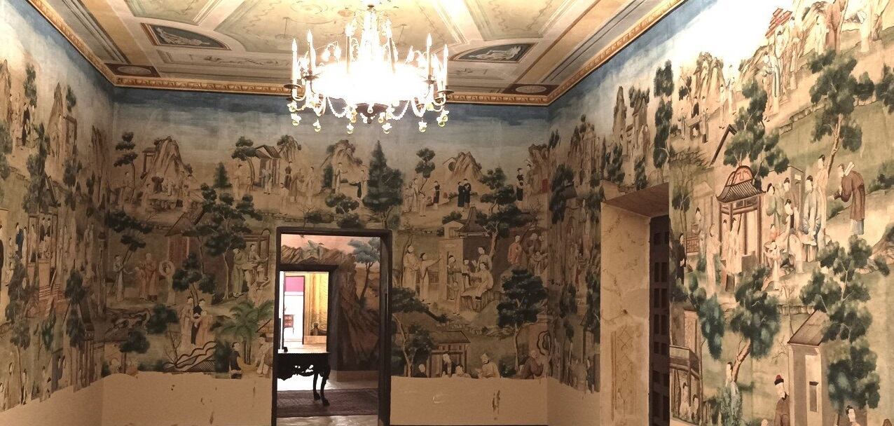 Una de las salas interiores del Palacio de Torremejía