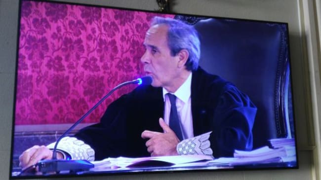 Jaime Moreno durante el juicio contra Francesc Homs