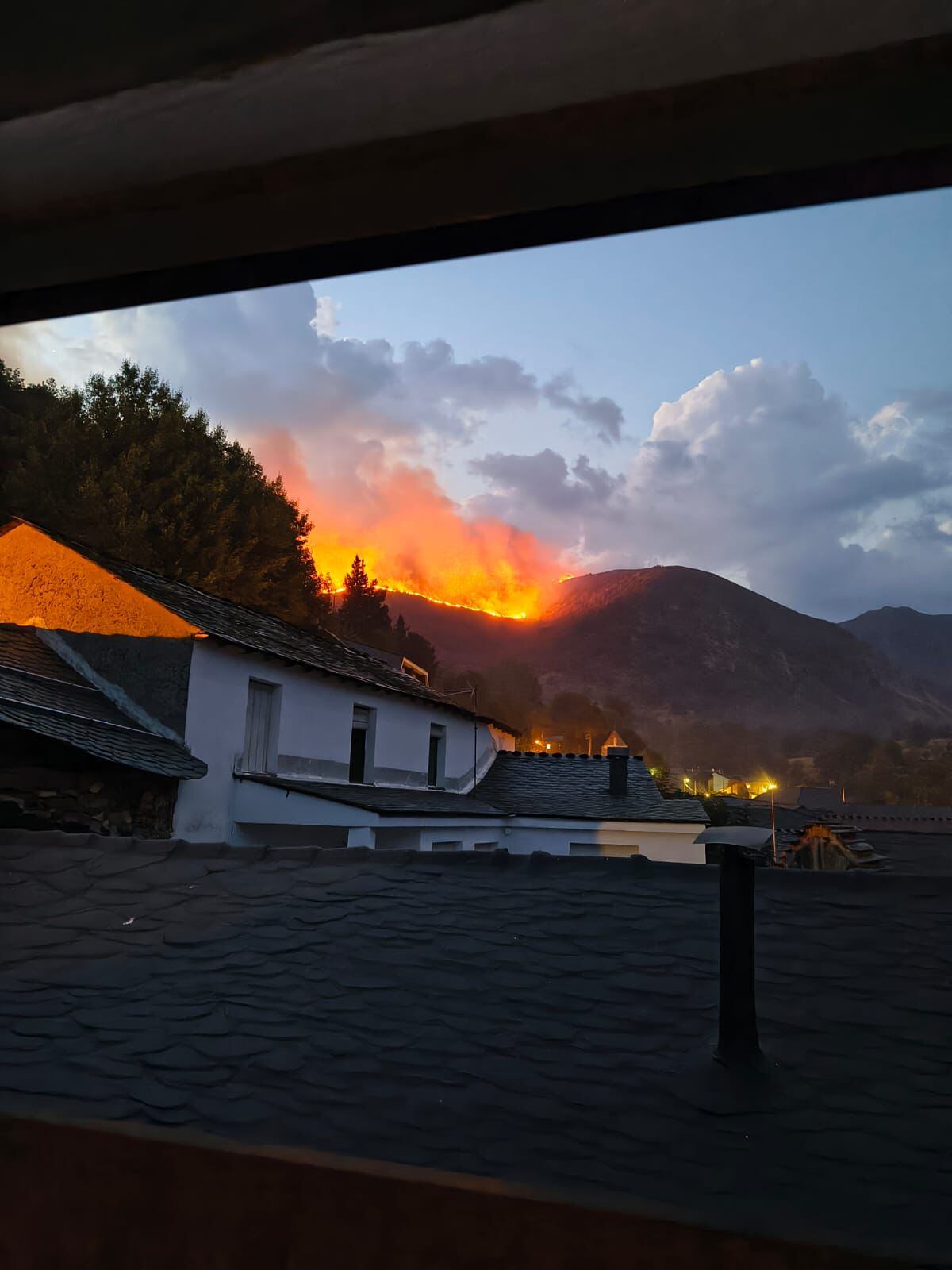 Vista desde una de las casas de Salientes