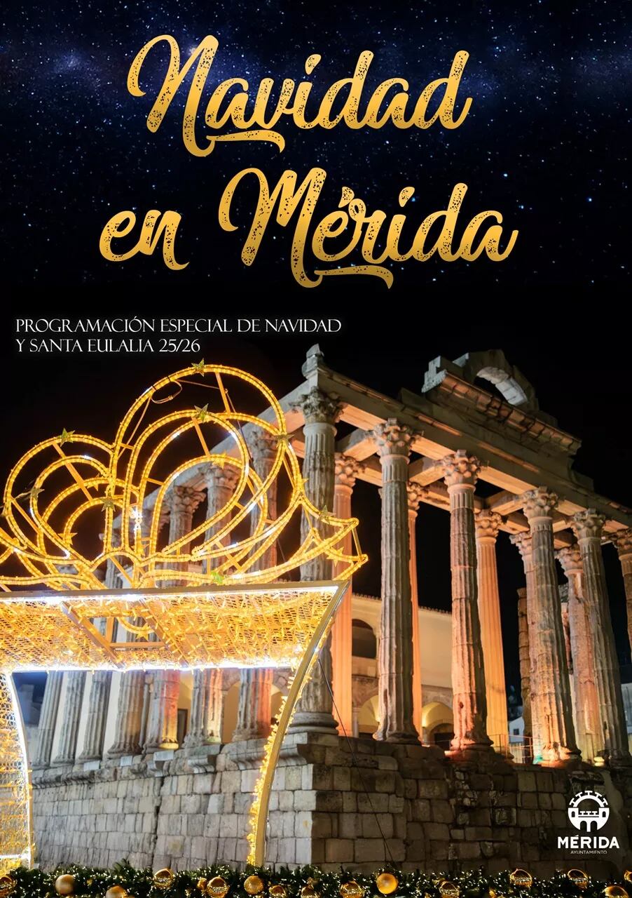 Cartel programación Navidad en Mérida