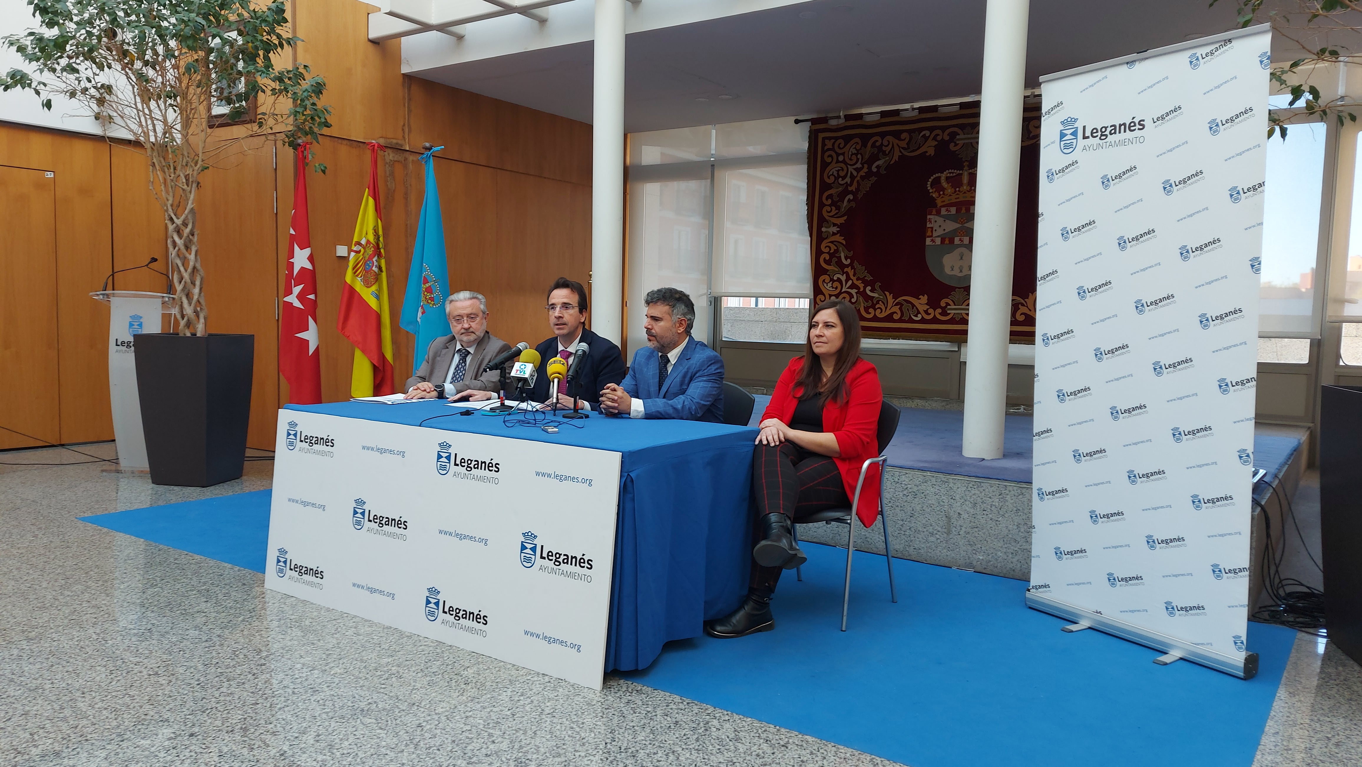 El alcalde Miguel Ángel Recuenco en la presentación de la Estrategia de Vivienda Municipal de Leganés