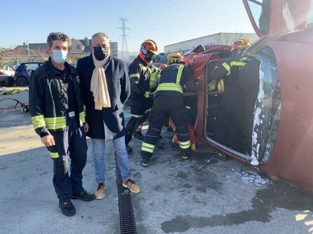 El concejal de Seguridad y el jefe de bomberos de Ponferrada