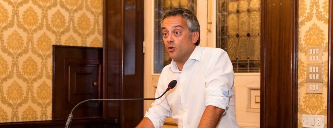 Xulio Ferreiro en rueda de prensa