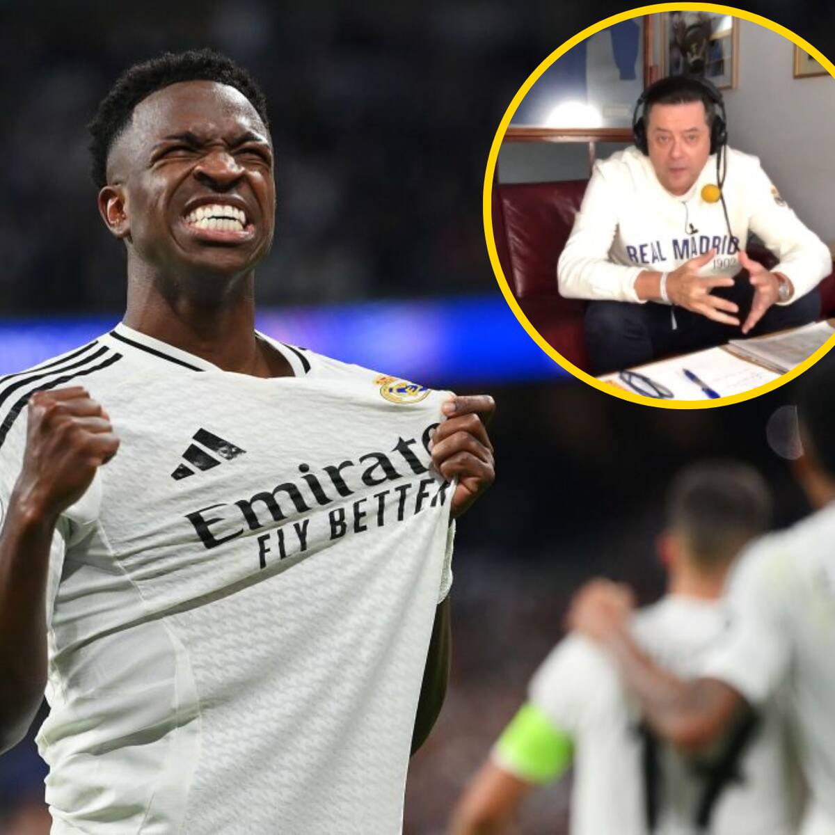 El alegato de Roncero para convencer a Vinicius de quedarse en el Real Madrid: ¿Prefieres la gloria o el dinero?