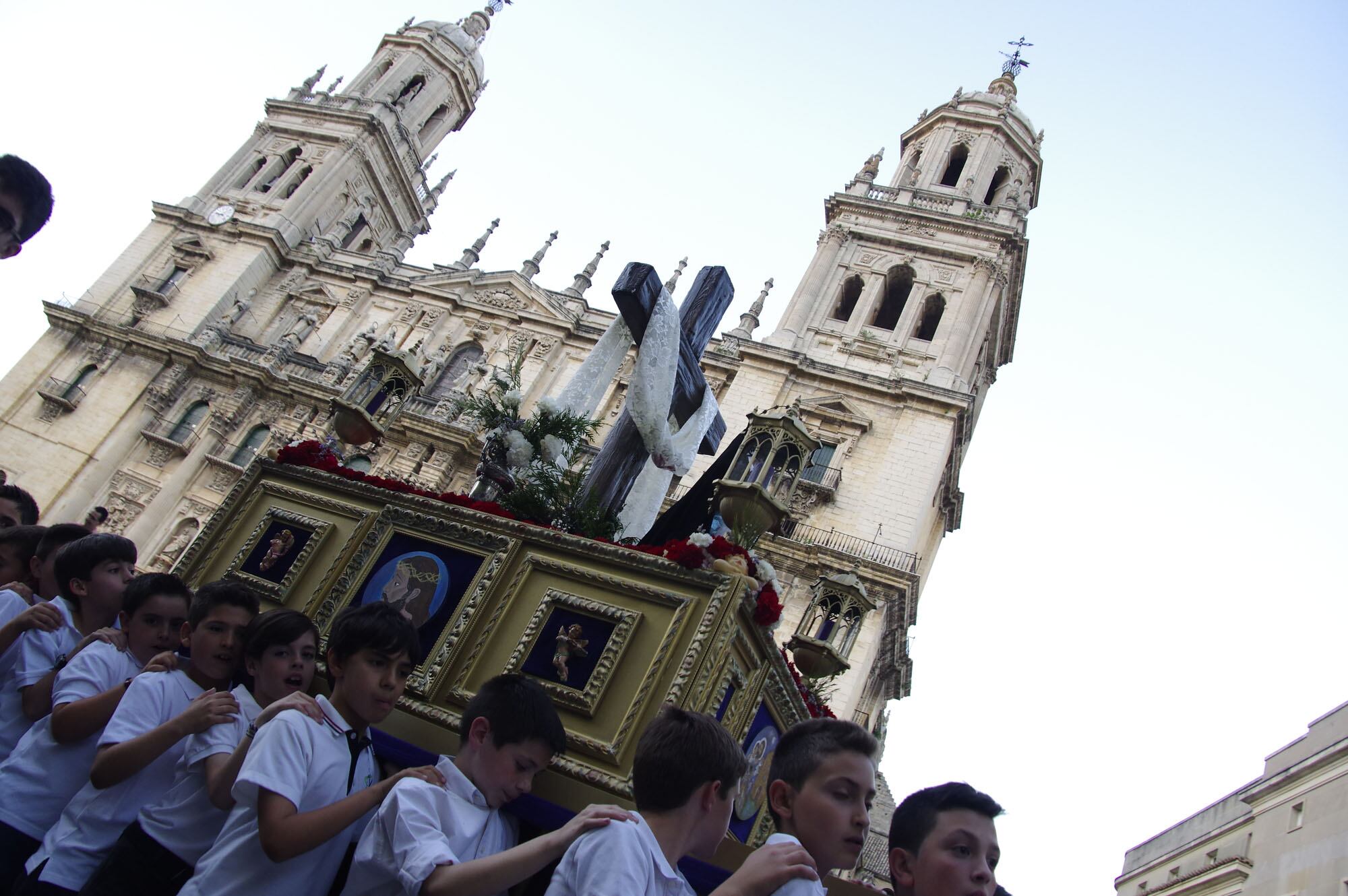 Procesión infantil en Jaén en una imagen de archivo.