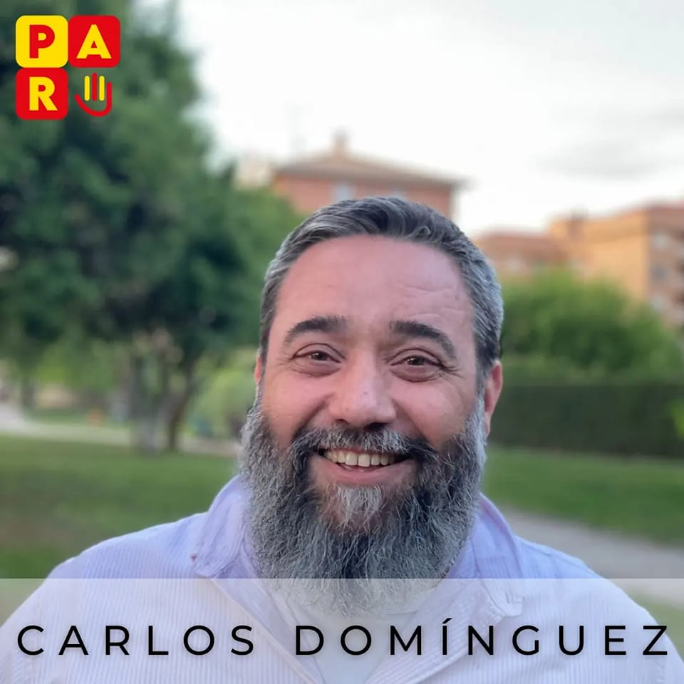 Carlos Domínguez, candidato del PAR en Barbastro