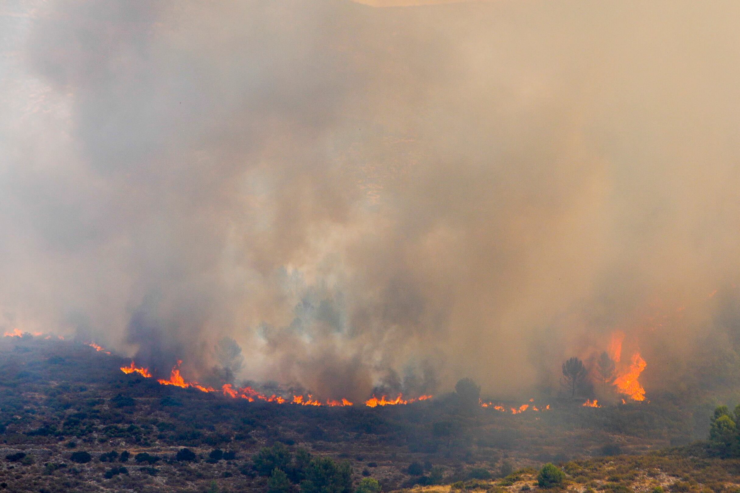 Incendio Vall d´Ebo (archivo)