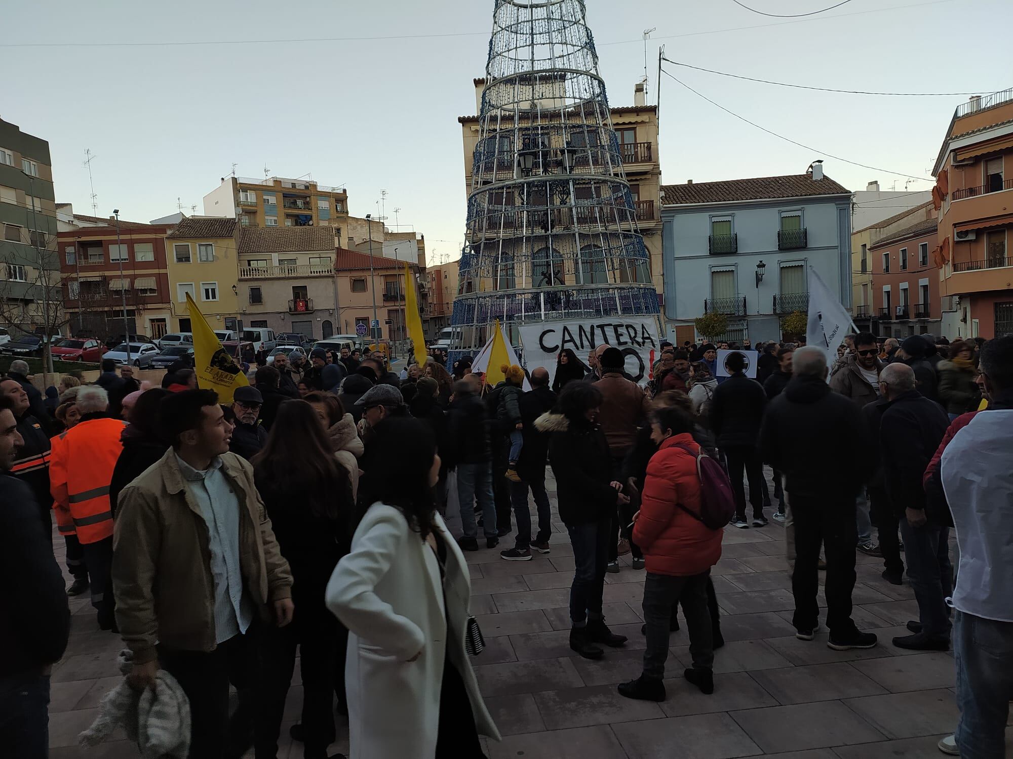 Manifestación en Caudete