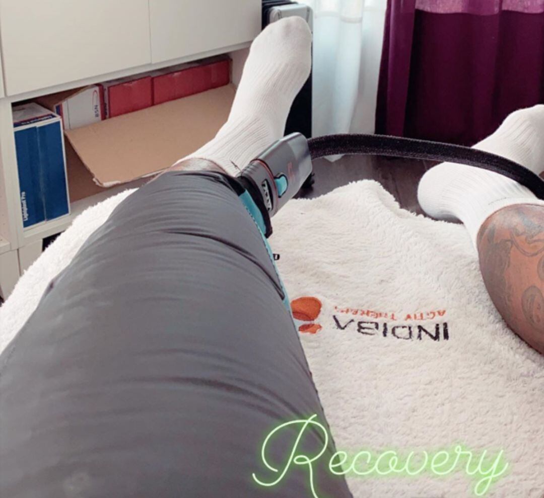 La imagen subida por Neymar a Instagram