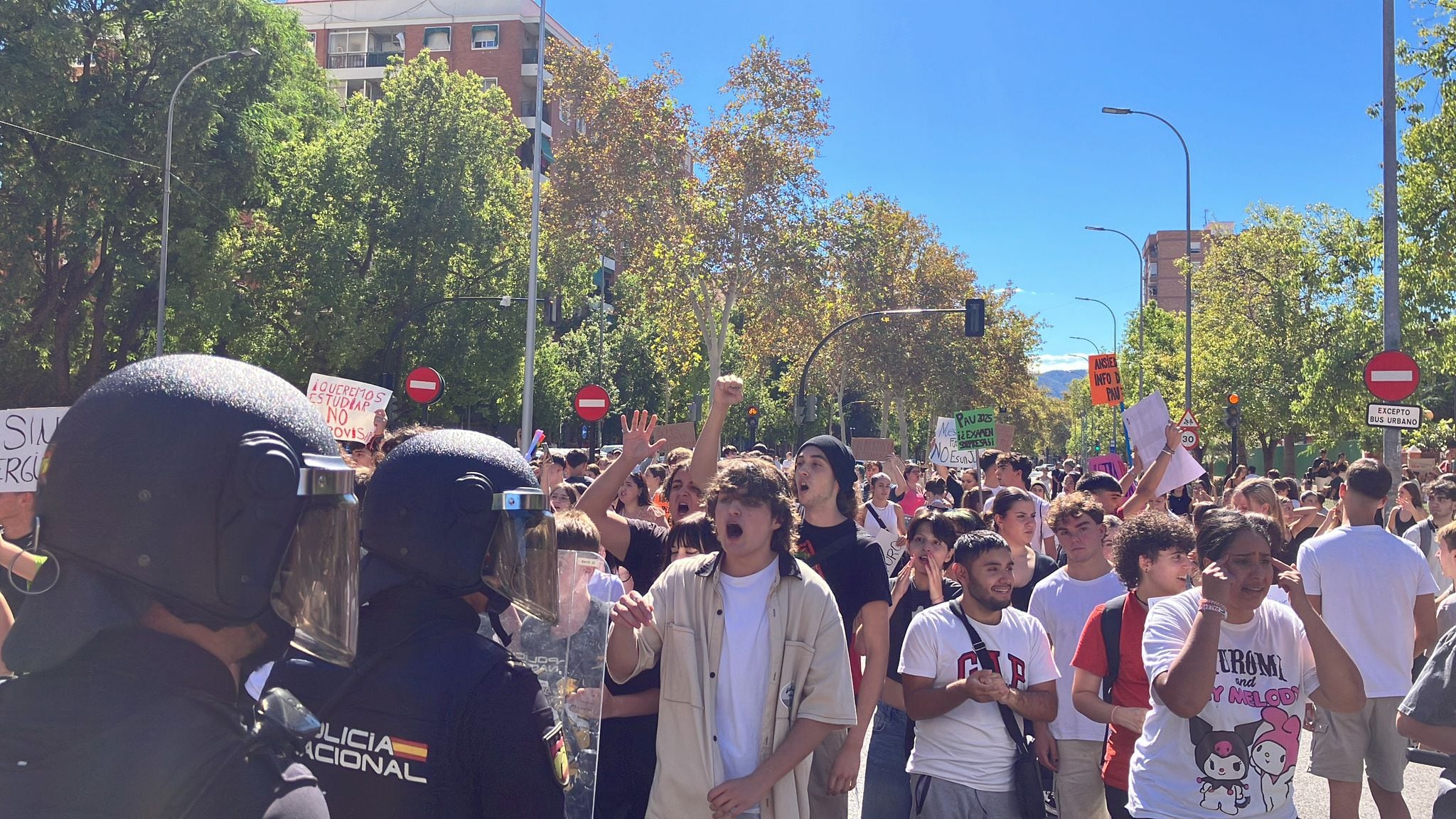 Protestas en Murcia