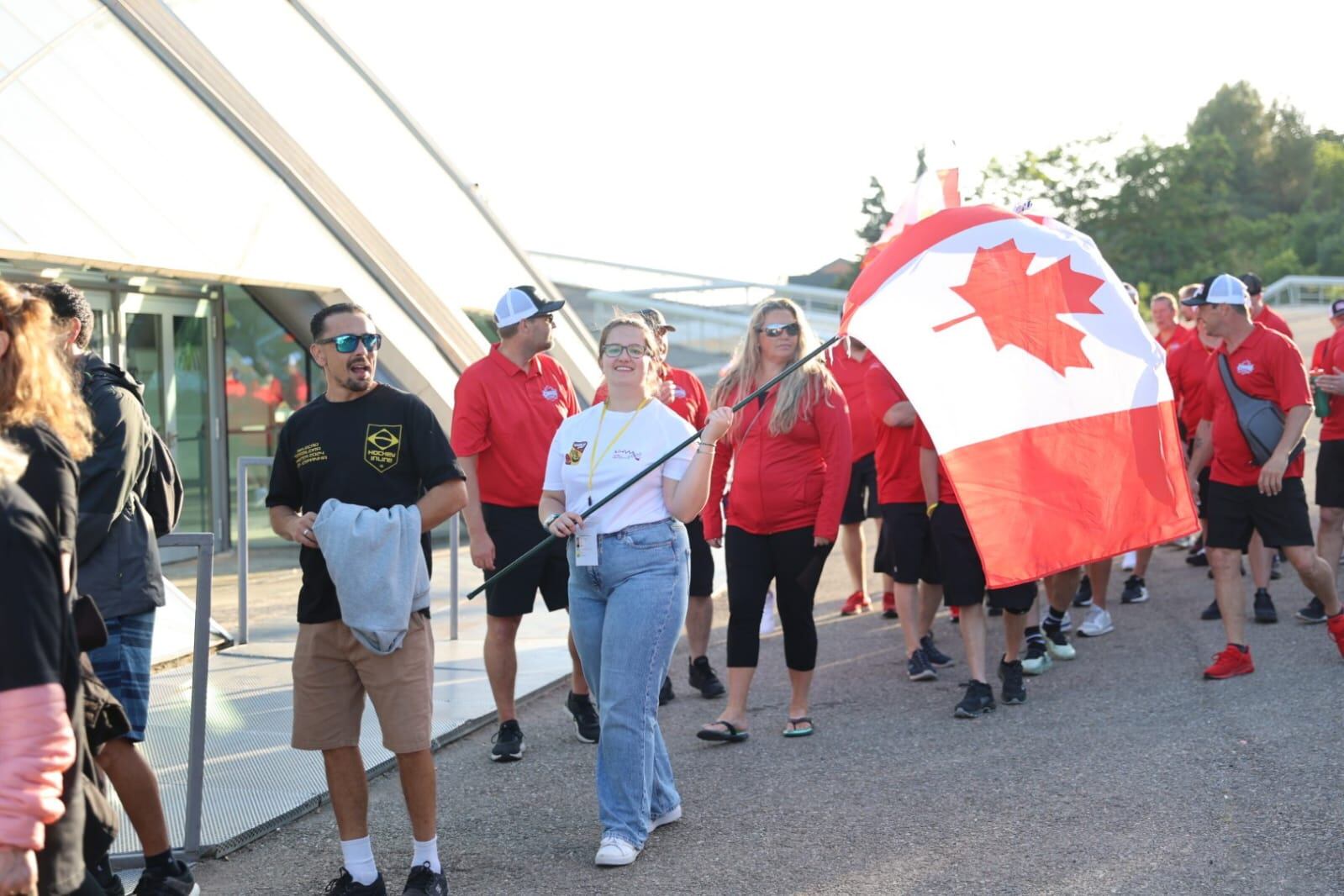 Equipos de más de una docena de países compiten en Jaca en el Mundial de Hockey in line de Veteranos, Leyendas y Masters