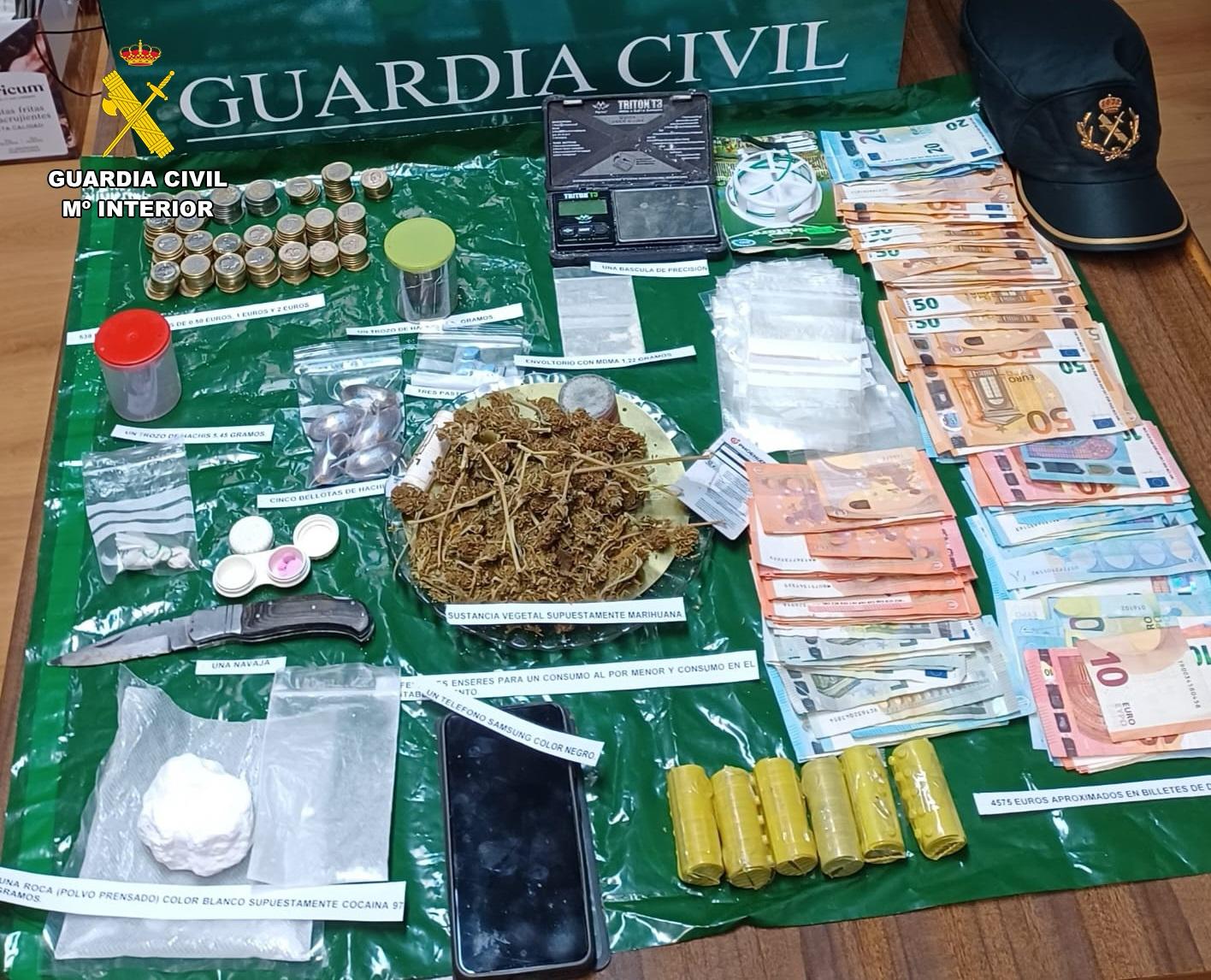 Detenido el propietario de un bar por tráfico de drogas en la provincia de Palencia