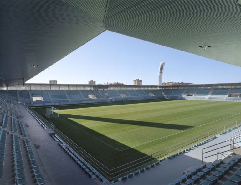 Imagen del Estadio de la Balastera.