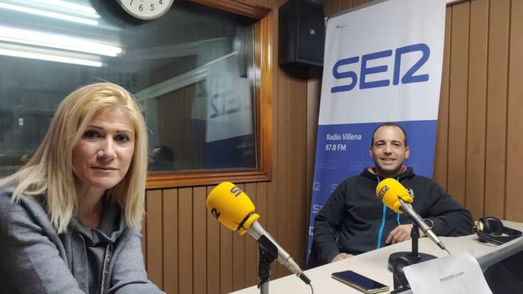 Irene Gil y Alberto Ortuño en Ser Deportivos de Radio Villena
