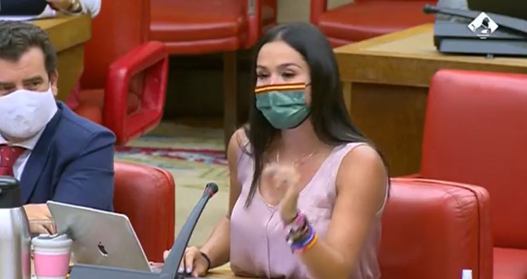 La diputada de Vox Mireia Borrás 