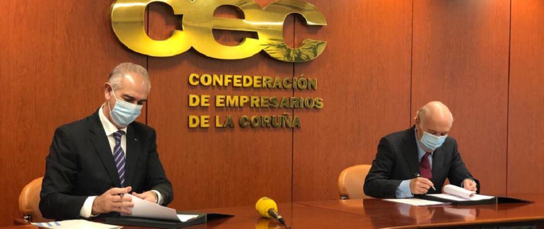 Antonio Fontenla y Lino Comesaña