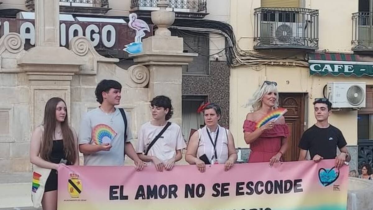 Marcha del Orgullo LGBTIQ+ en Jódar con motivo del 27 de junio, ‘Día Internacional del Orgullo LGBTIQ+’