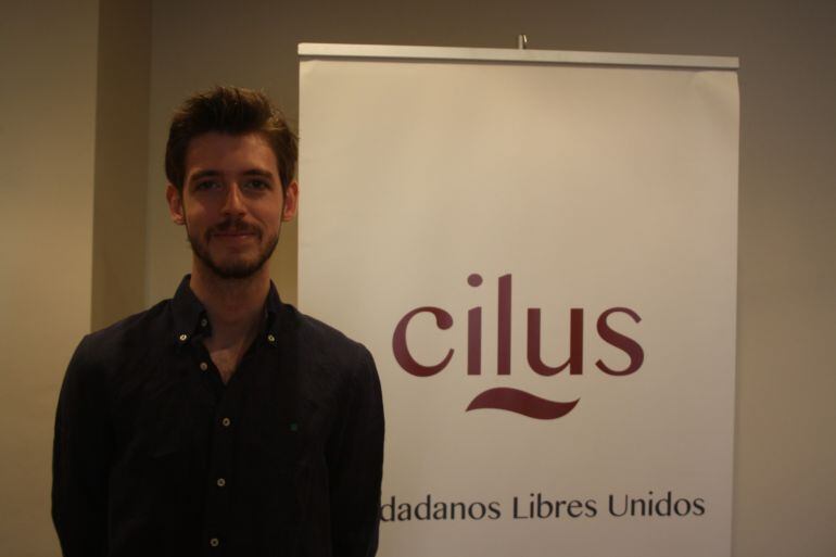 Javier Bris, portavoz de Ciudadanos Libres Unidos en el Ayuntamiento