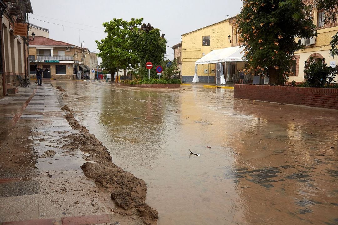 Las calles de la localidad toledana de Cebolla