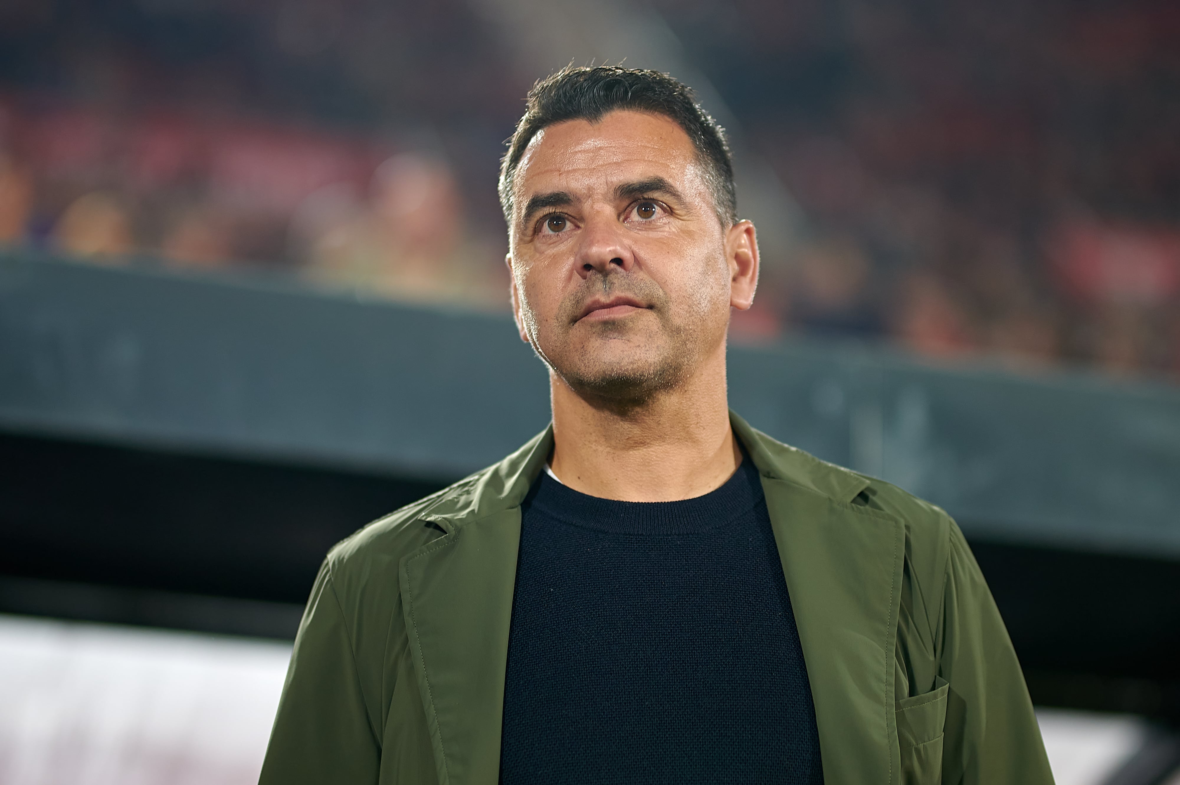 Míchel Sánchez, técnico del Girona, durante el encuentro ante el Mallorca en la Copa del Rey. (Photo by Cristian Trujillo/Quality Sport Images/Getty Images)