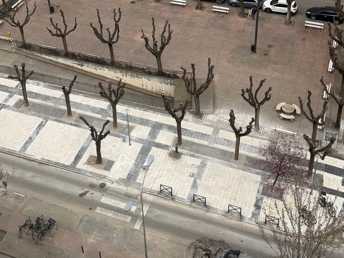 Finalizan las obras de mejora de accesibilidad y drenaje en la avenida Pirineos de Huesca