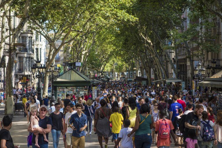 La Rambla, Barcelona.