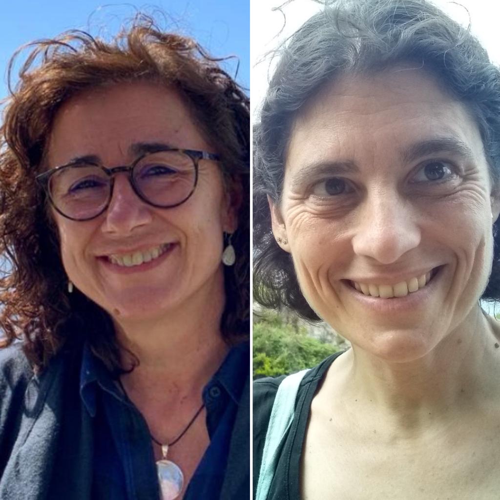 Las investigadoras Marina Albentosa (izquierda), y Eve Galimany (derecha), responsables del programa RemediOS