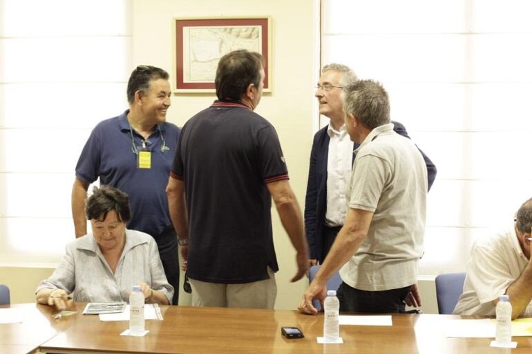 Joaquín Olona en la reunión con las organizaciones de productores de frutas y hortalizas