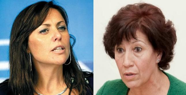 Cristina Tavío e Inés Rojas