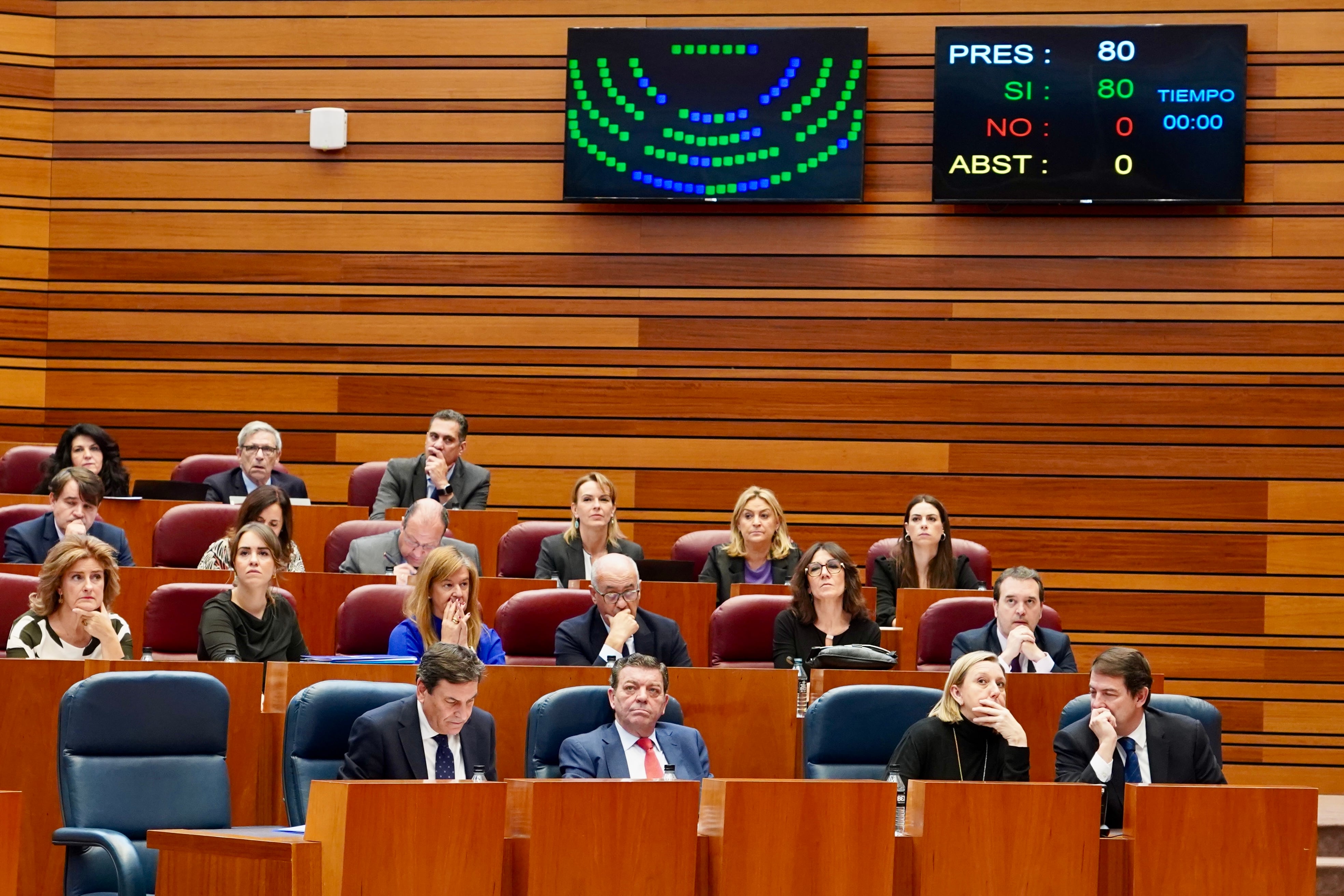 Segunda sesión del pleno de las Cortes de Castilla y León