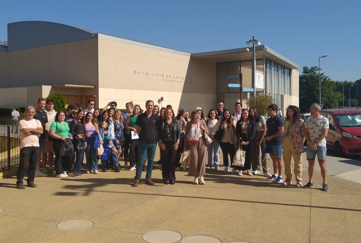 Alumnos  internacionales del pasado año en el Campus