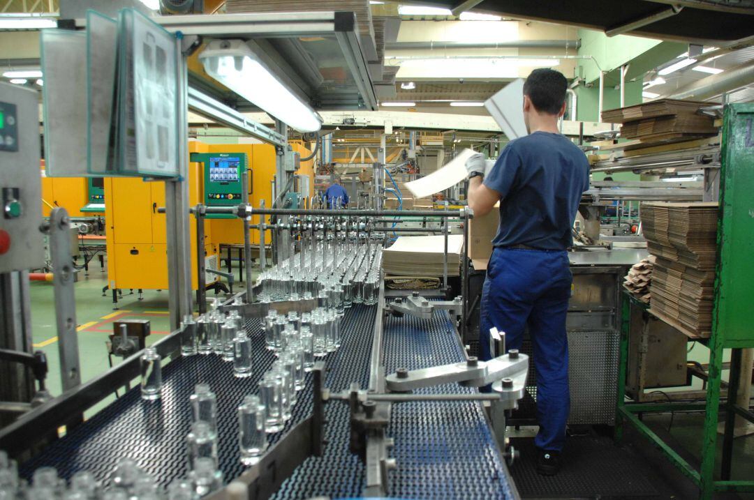 Interior de la factoría de Verescence en la Granja de San Ildefonso